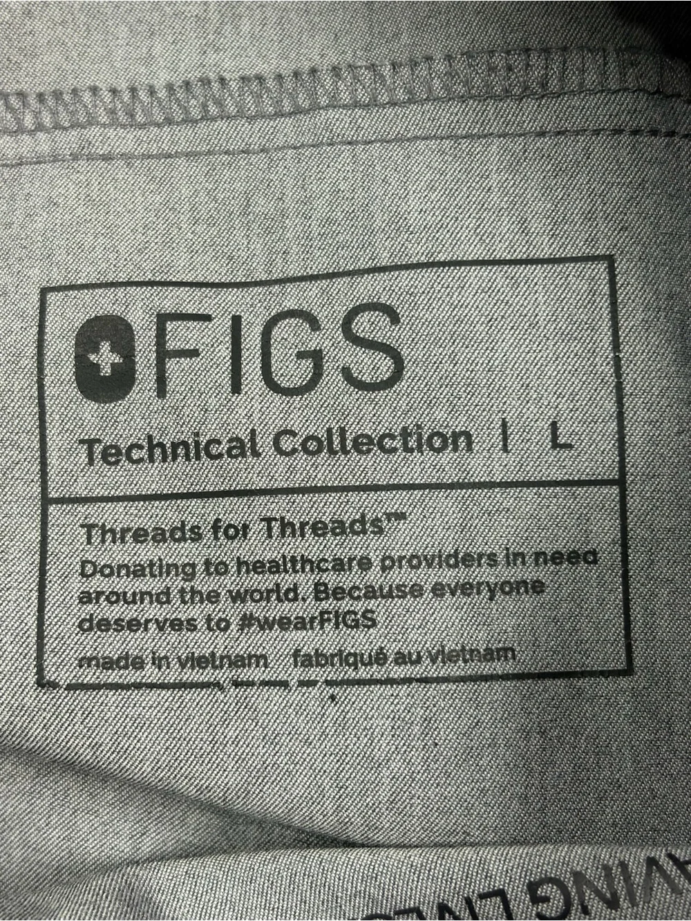 Figs Tansen Men's Graphite Jogger Scrub Pant | Size L